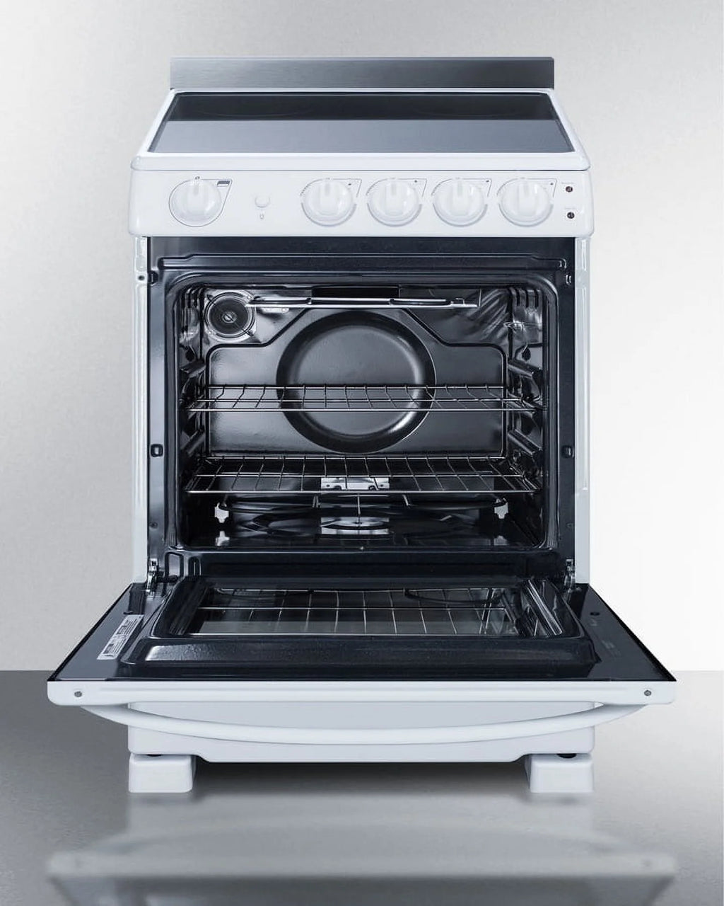 24" Wide Electric Smooth-Top Range