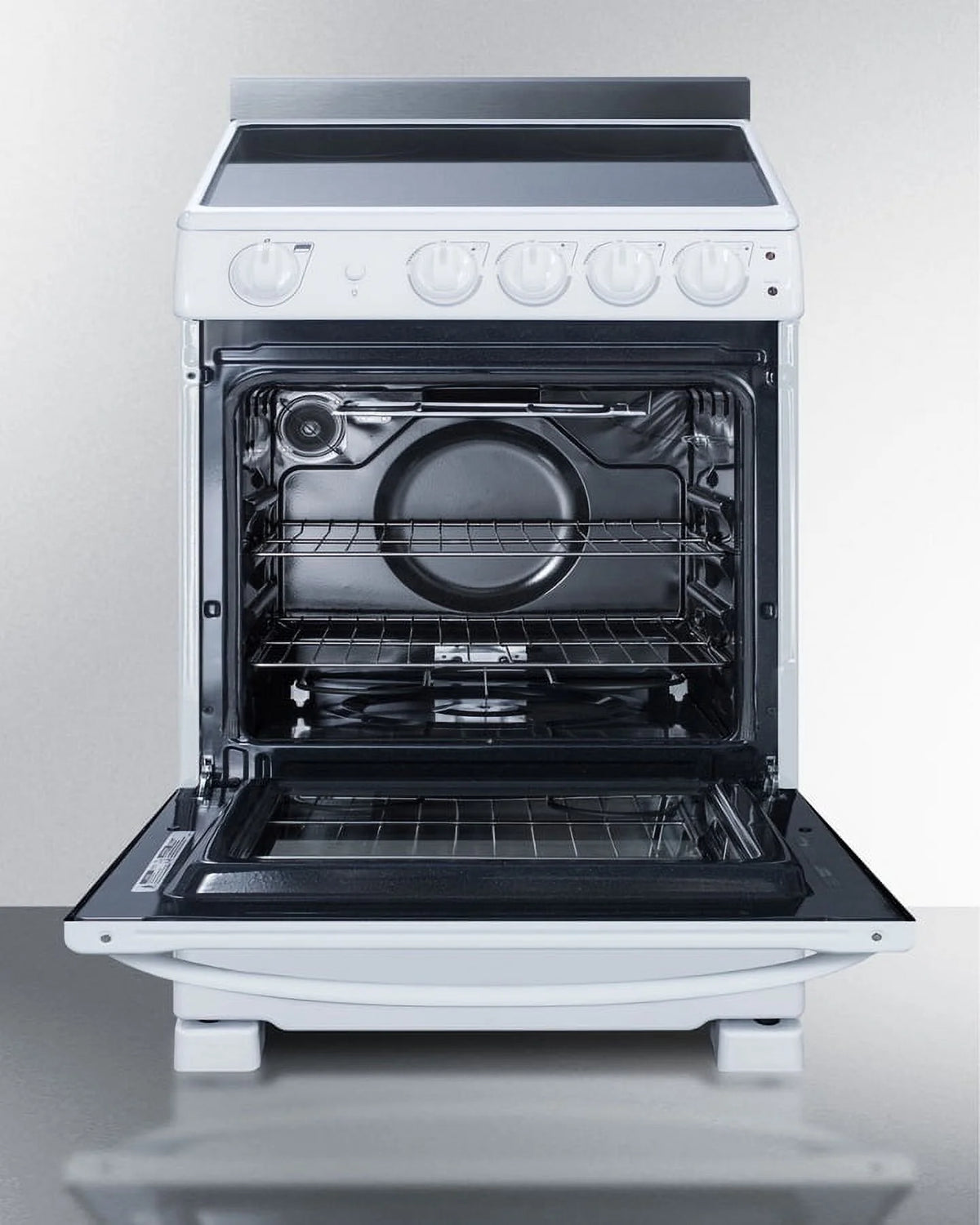 24" Wide Electric Smooth-Top Range