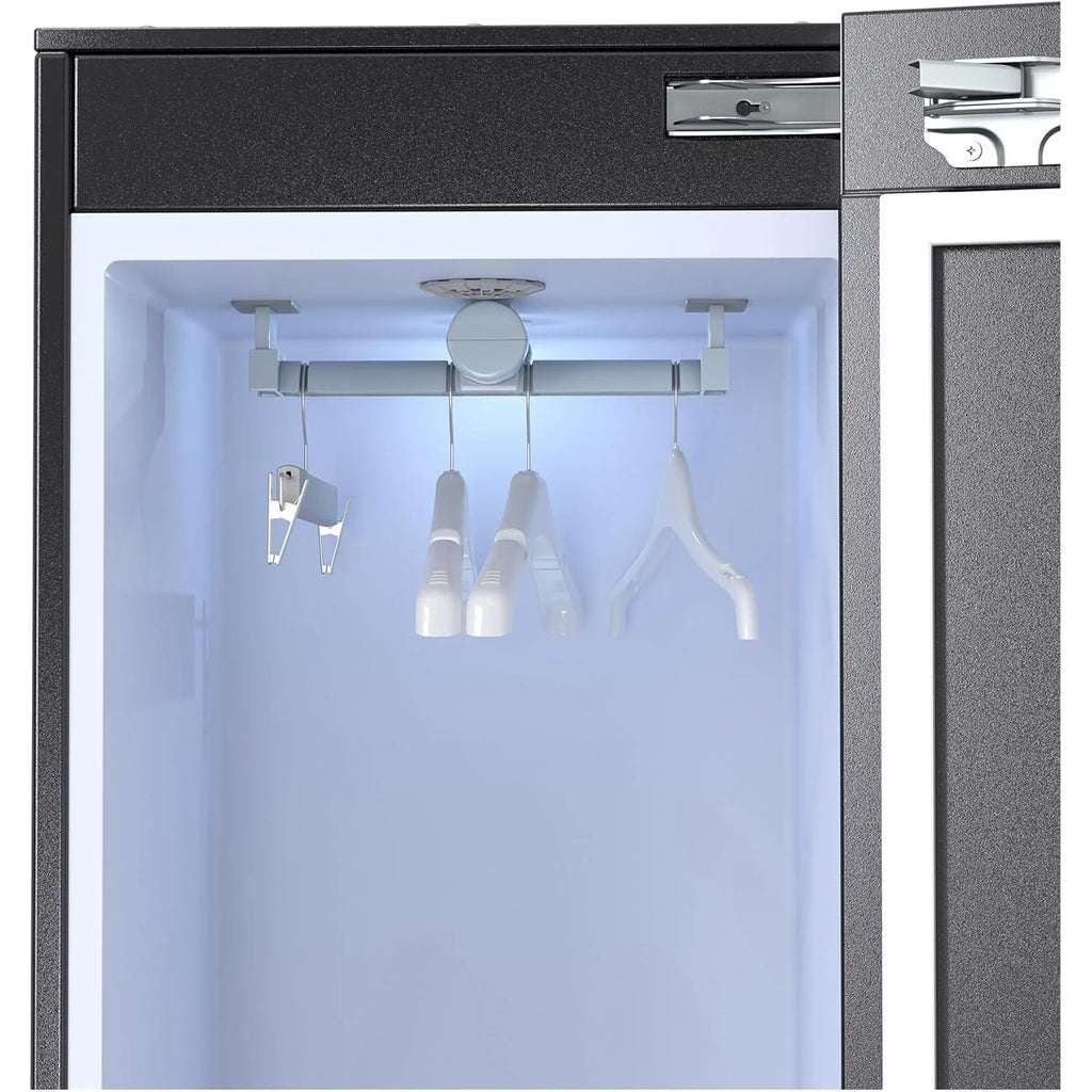 Equator Steam Dryer Closet REMOVE WRINKLES Sanitize Deodorize Refresh Slim110V