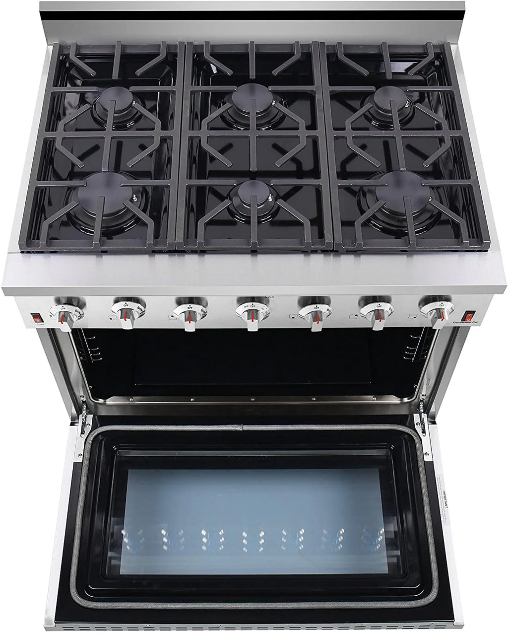 NXR Range 36�?5.5 cu ft Gas Range in Stainless Steel