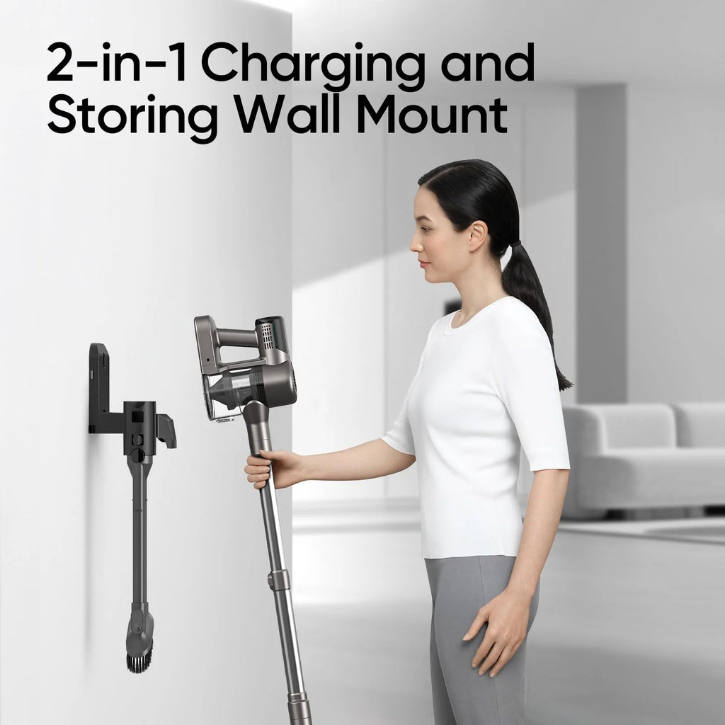 MOOSOO TD1-Mate Cordless Stick Vacuum Cleaner, 30Kpa Powerful Suction, 45 Min Runtime, LED Display, Lightweight 3.13lbs for Carpets & Hard Floors