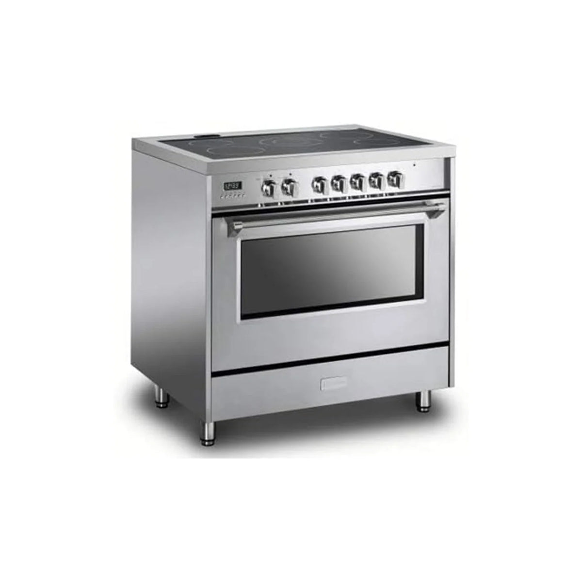 Roromall 36" Electric Range with 5 Heating Elements Convection Oven 4.3 Cu. Ft. Capacity, 7 Functions Professional Electric Range Oven with Smooth Glass Top, Stainless Steel