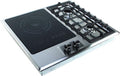 True Induction TI-1 Built-in UL858 Certified, 23-inch 1 Induction  2 Gas Burner Combination Gas & Induction Cooktop