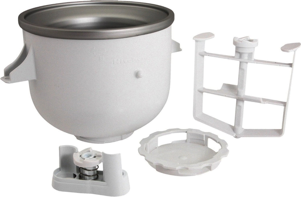 KitchenAid KICA0WH Ice Cream Maker Attachment (Fits 8 quart Mixers)