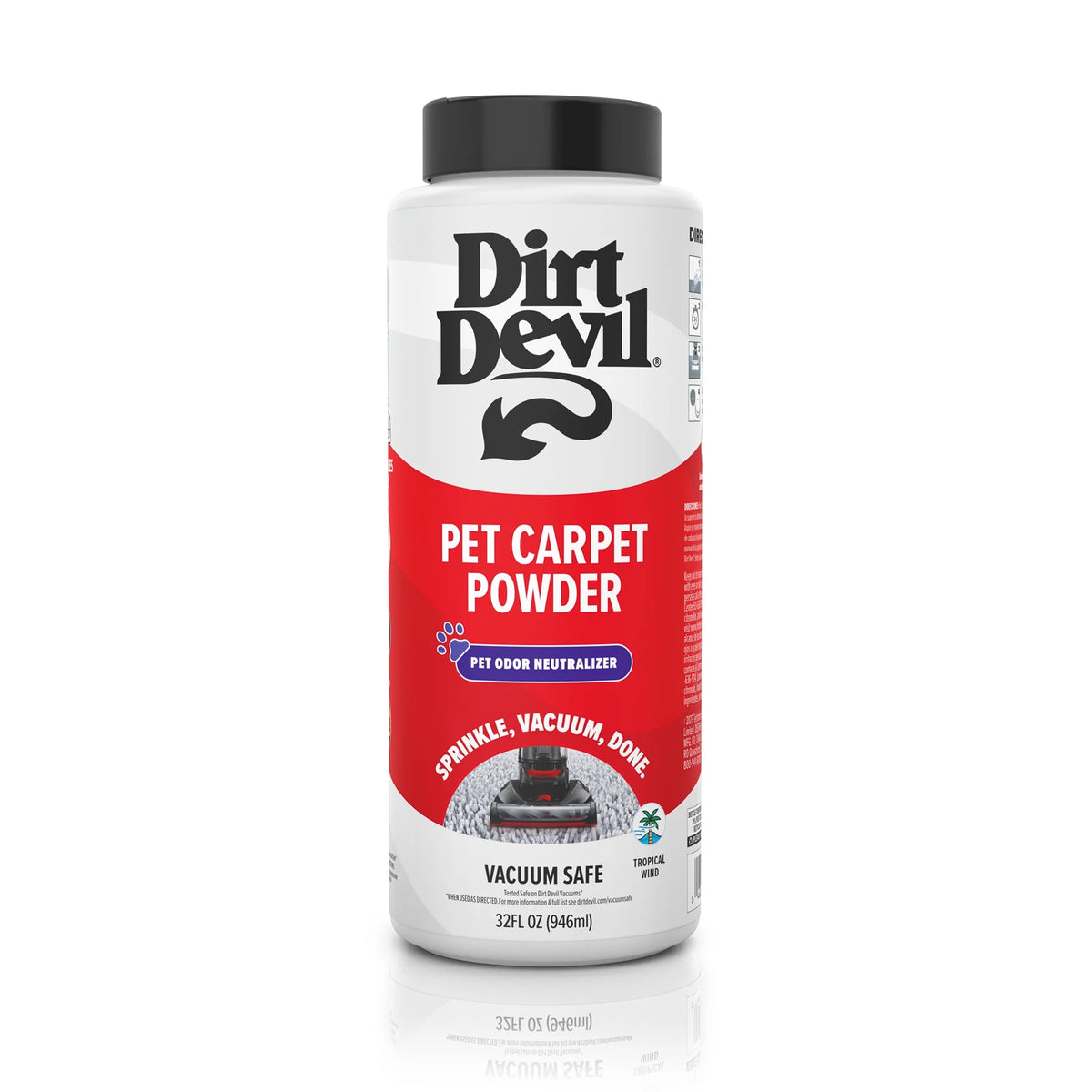 Dirt Devil Upright Vacuum, Multi-Surface Extended Reach, Bagless & Dirt Devil Pet Room Refresher Carpet Powder, 32oz