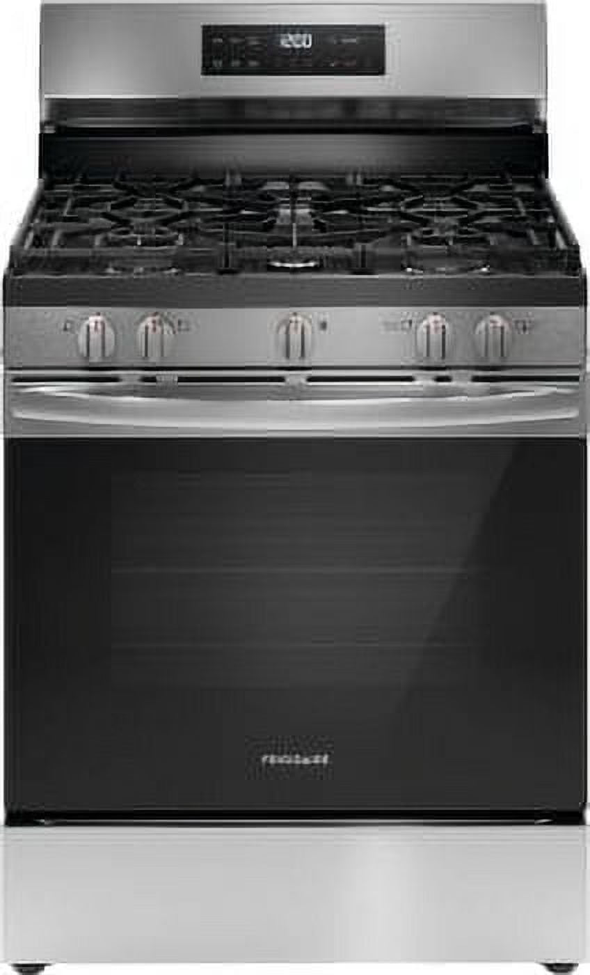 Frigidaire FCRG3062AS 30" Gas Range with Steam Clean, Stainless Steel