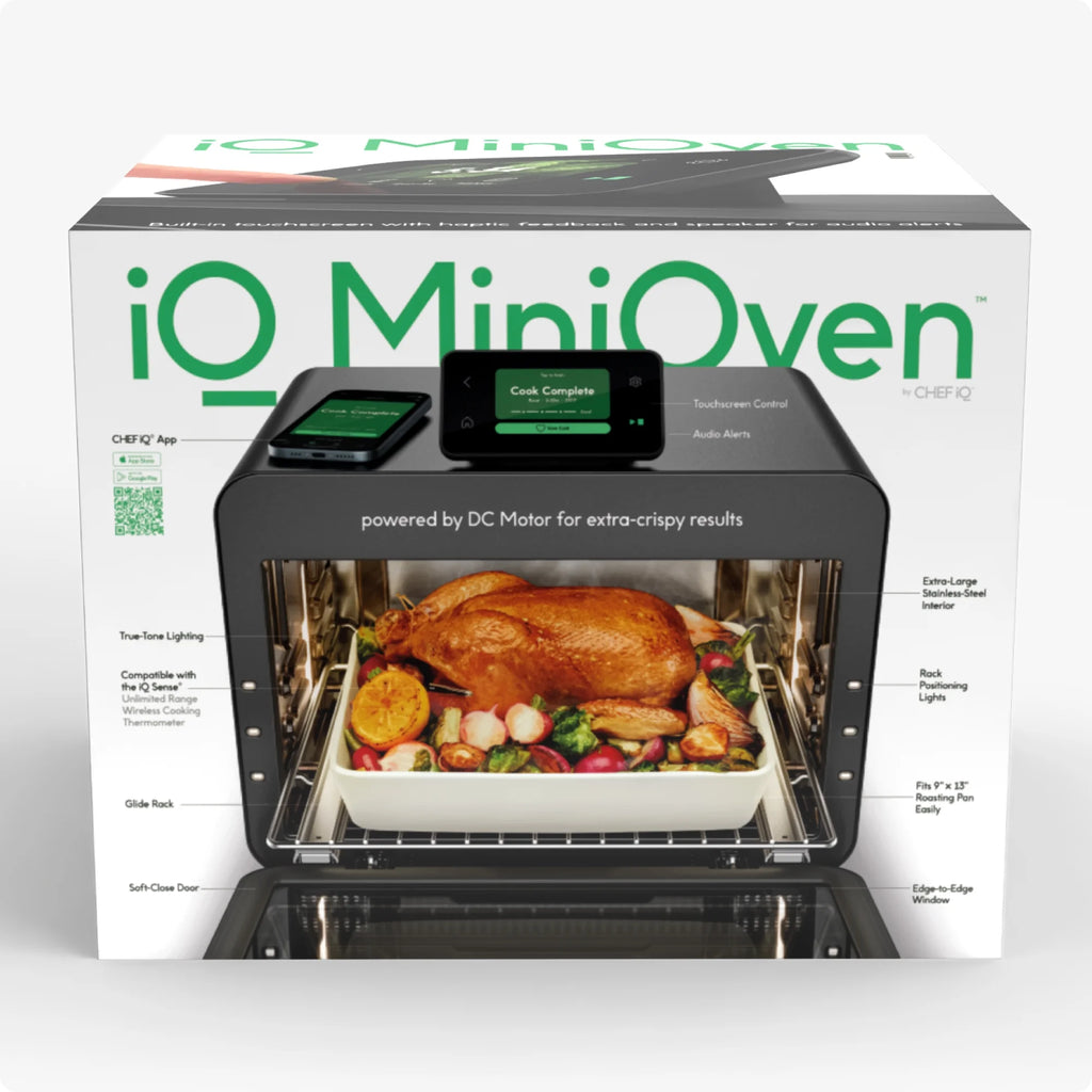 CHEF iQ MiniOven 25-Quart Countertop Oven with Touchscreen Controls - Black