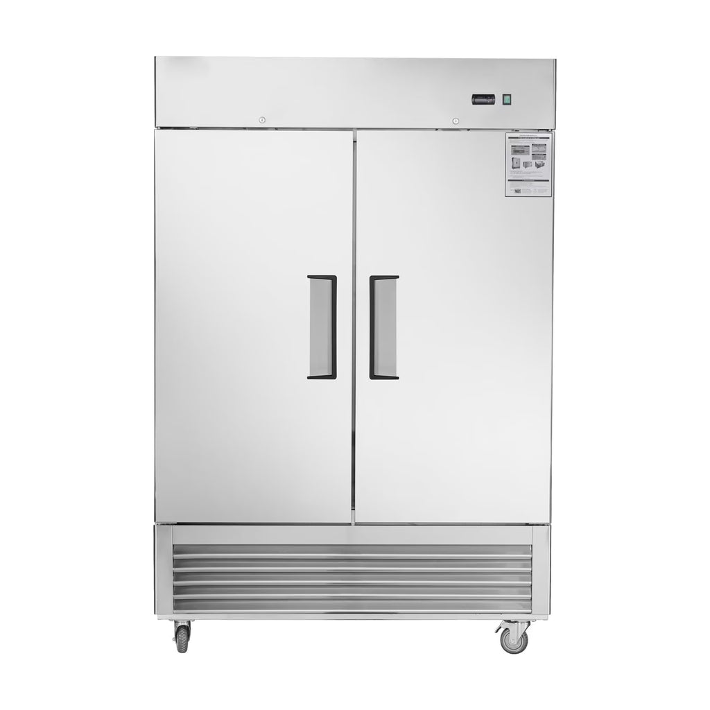 Camellia River 54" Upright Freezer, 42.2 Cu.ft. Solid Door, Commercial, Stainless Steel