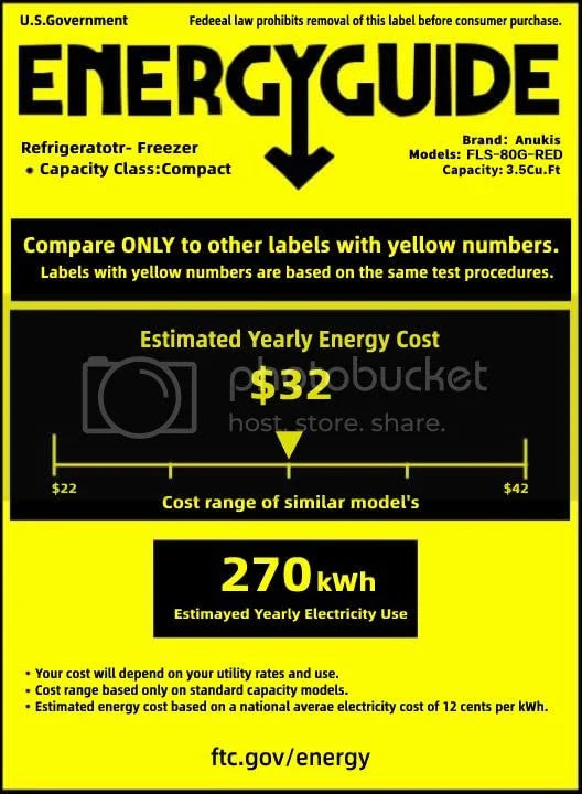 KRIB BLING 3.2 Cubic Feet Double Door Mini Fridge with Freezer, Mini Compact Refrigerator 2 Doors for Dorm, Office, Apartment, RV, Bedroom, Black