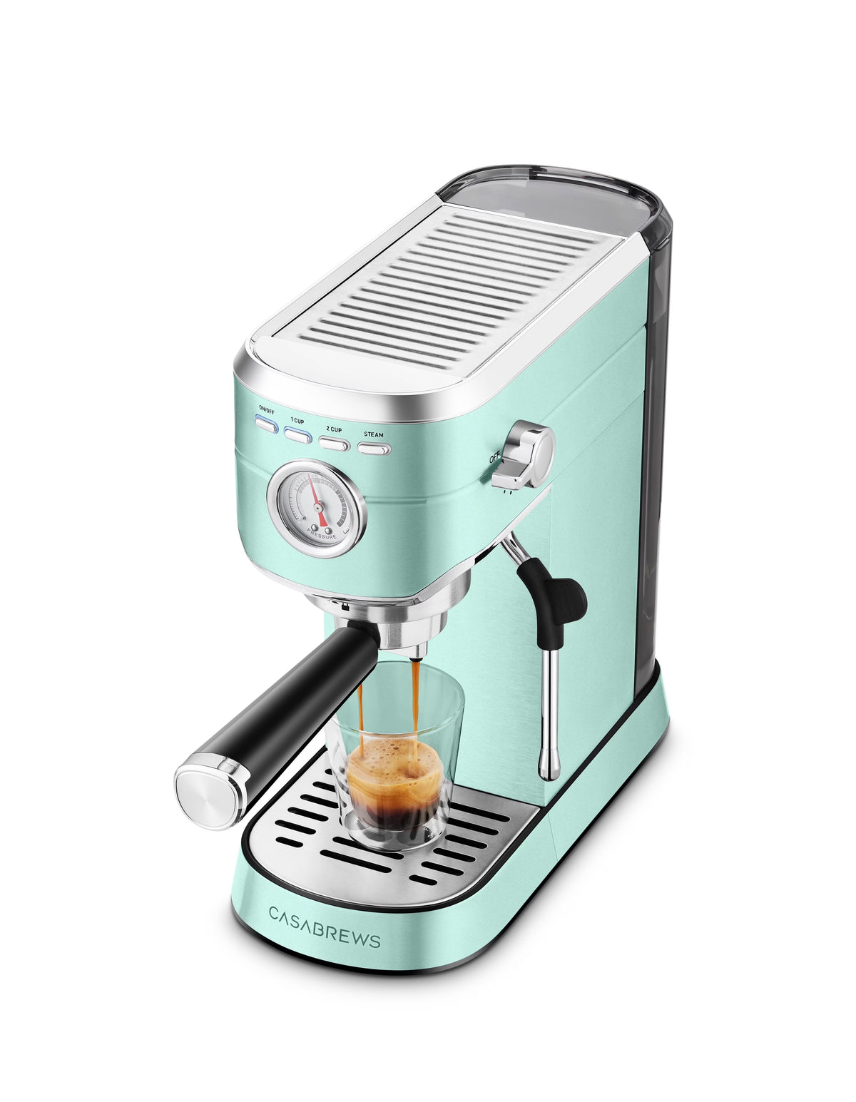 CASABREWS CM5418 20-Bar Espresso Machine and Coffee Maker, Silver