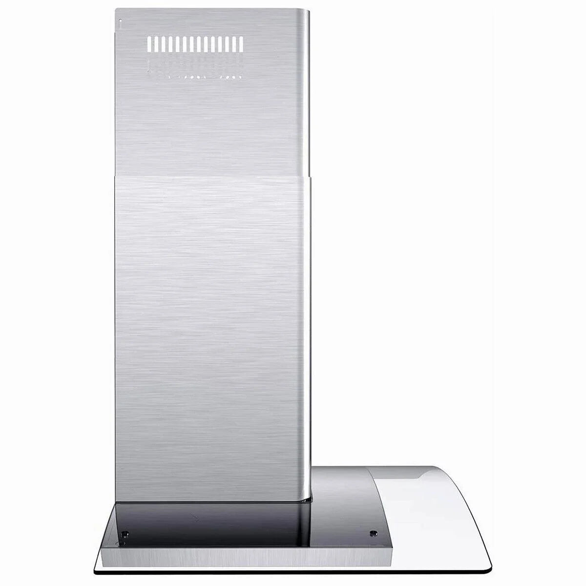 30 inch Kitchen Stainless Wall Mount Range Hood 450CFM Stainless 3-Speed with Led Bulb Dishwasher Filter For Burner 120V