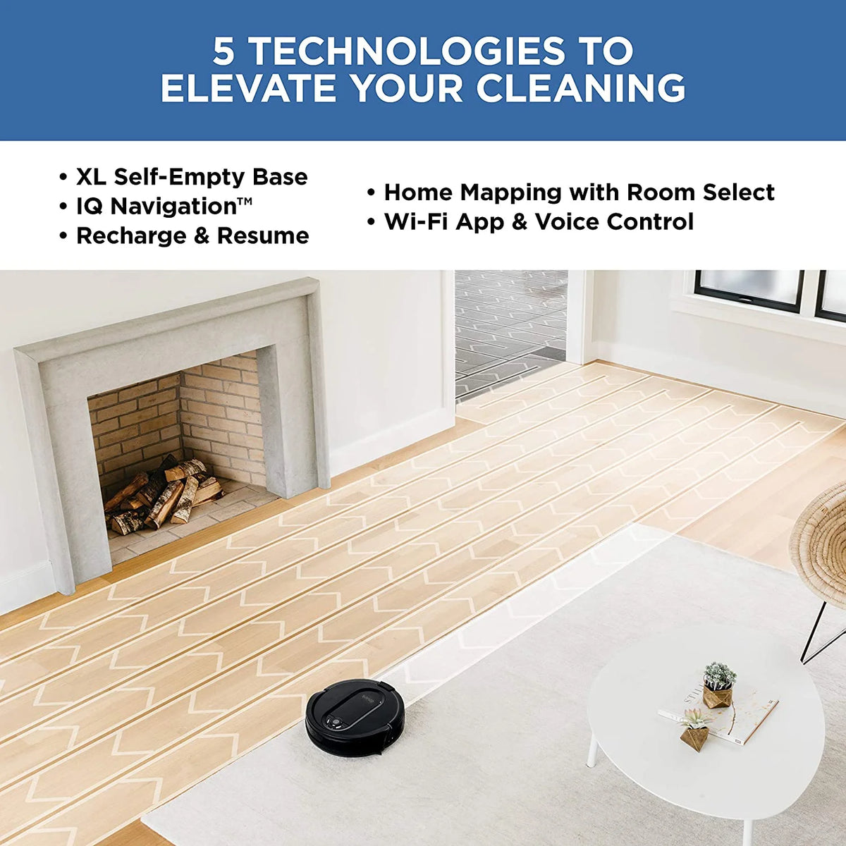 Shark IQ Intelligent Wifi Robot Vacuum Cleaner w/ Self Empty Charger Base, Black