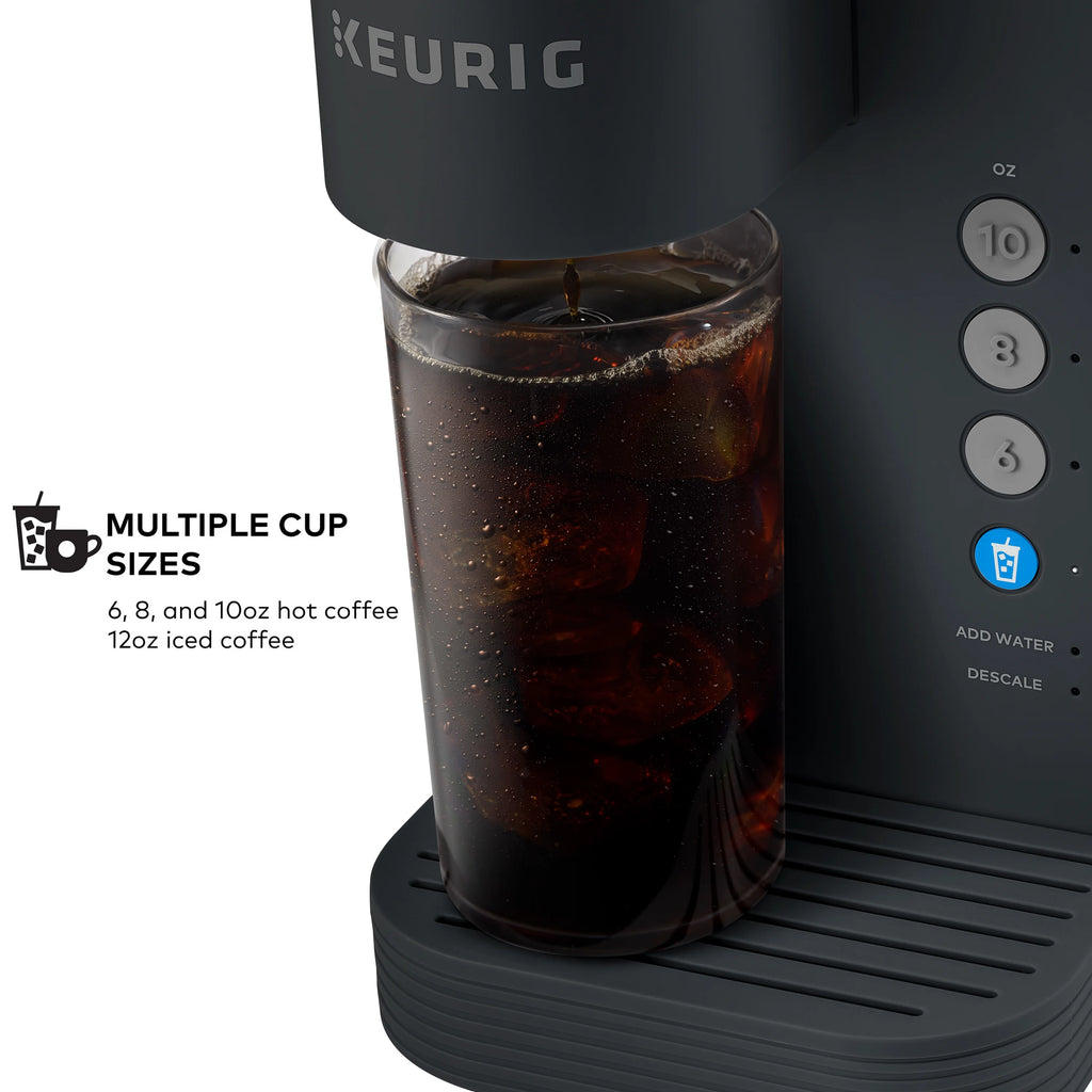 Keurig K-Iced Essentials Iced and Hot Single-Serve K-Cup Pod Coffee Maker, White