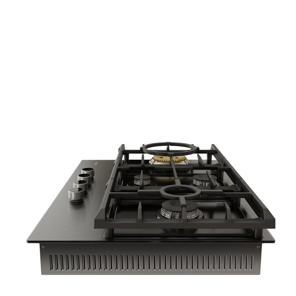 FOTILE Tri-Ring Series 30 Inch Pro Gas Cooktop with 40K total BTU on 4 Burners