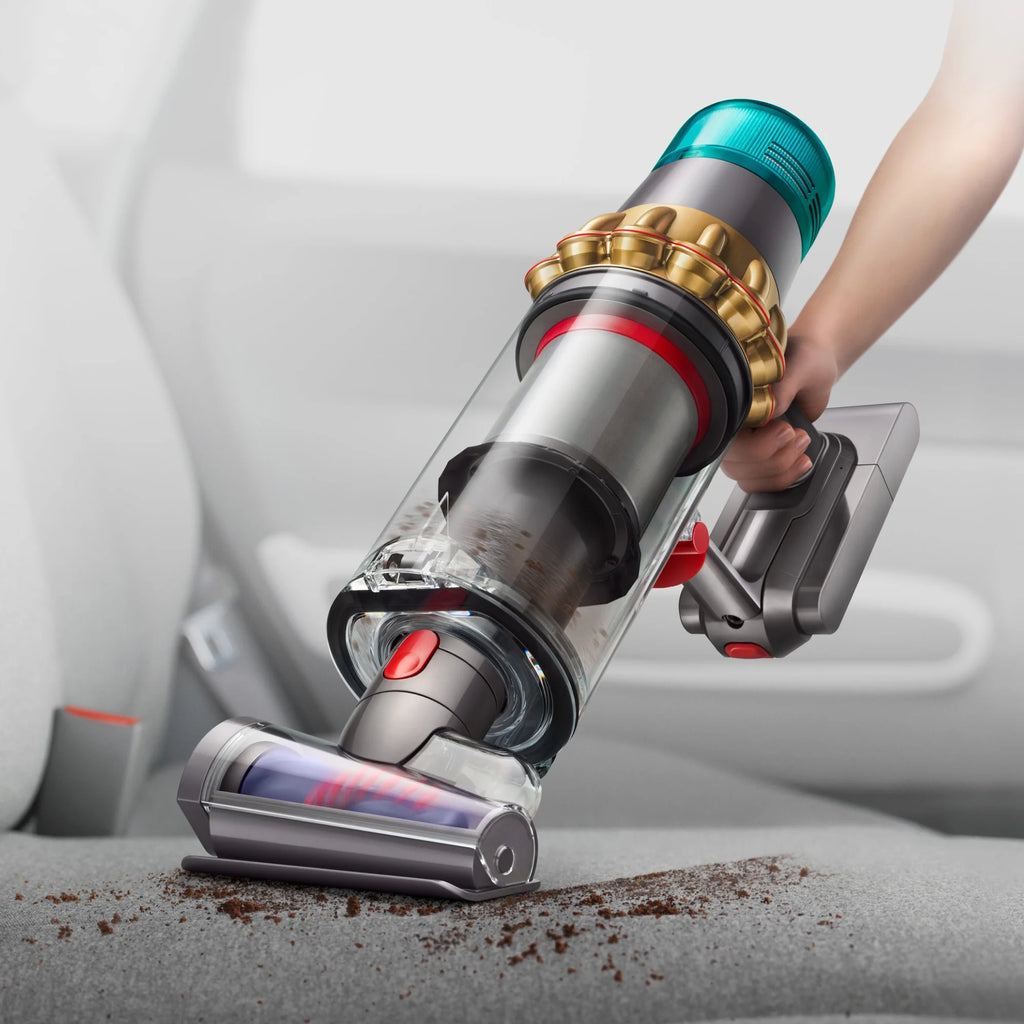 Restored Premium Dyson V15 Detect Vacuum | Iron/Gold (Refurbished)