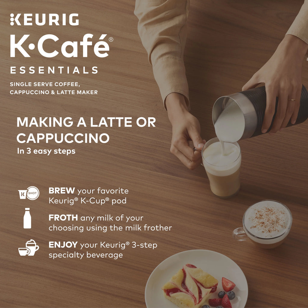 Keurig K-Caf�� Essentials Single Serve K-Cup Pod Coffee Maker, Black