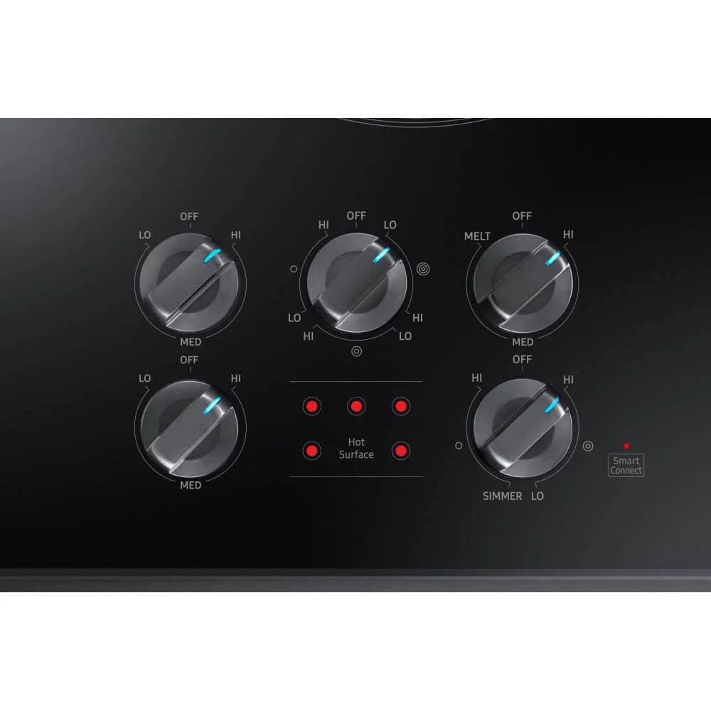 Samsung NZ36K6430RG 36 inch Black Stainless 5 Burner Electric Cooktop