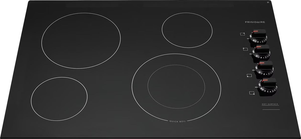 Frigidaire FFEC3025UB Electric Cooktop, 30", Black.