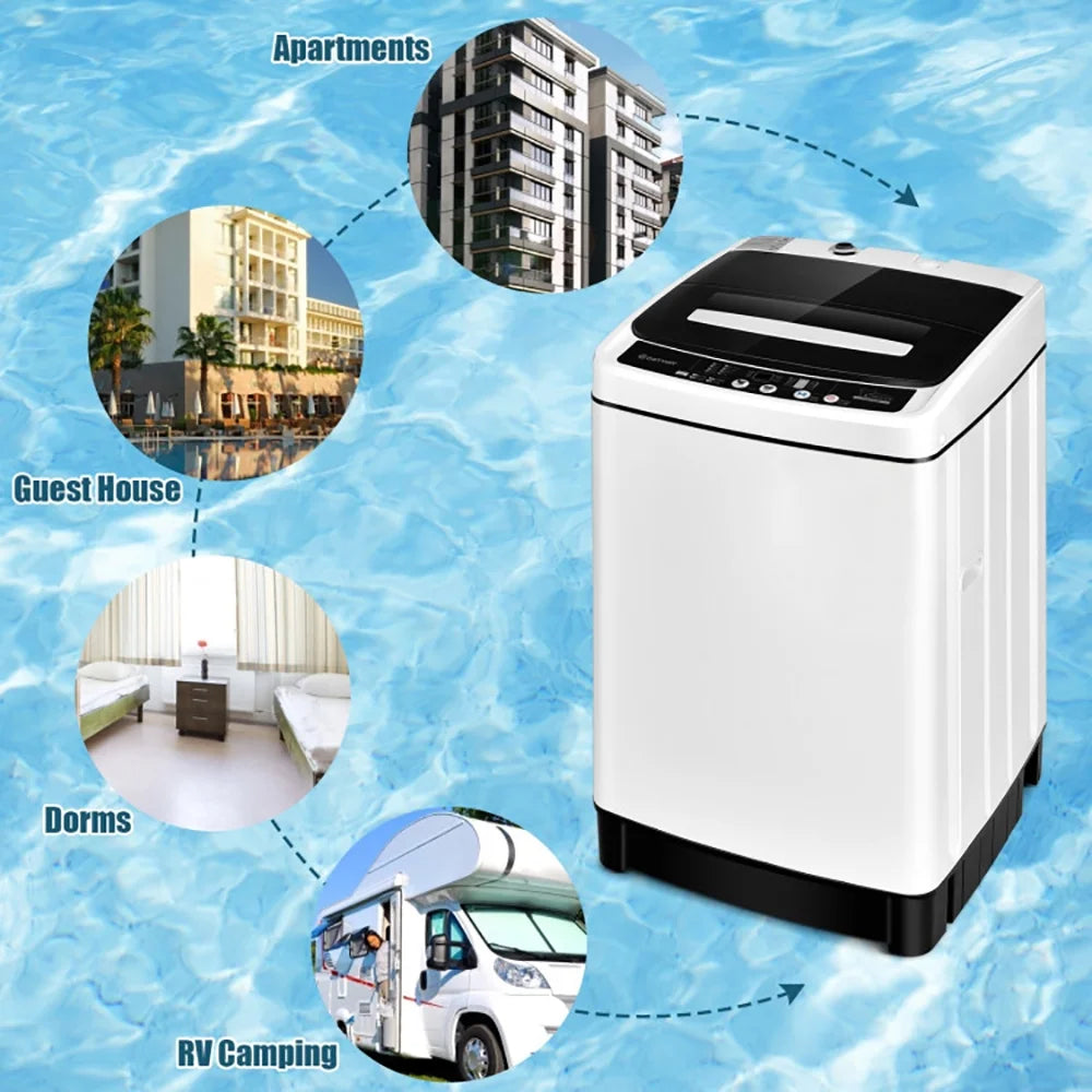 Kadyn 1.5 cu ft Full-Automatic Washing Machine with Stainless Steel Inner Barrel