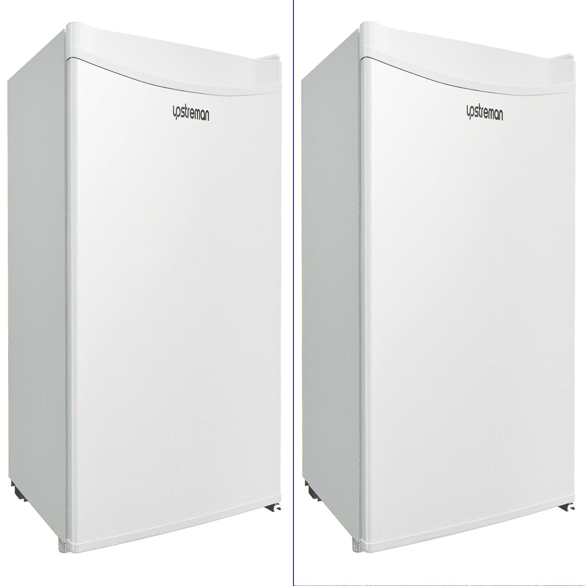 Upstreman 1.7 Cu ft Mini Fridge with Freezer Single Door Compact Refrigerator, Low Noise, Energy Saving, Adjustable Temperature, Reversible Door, for Home Office Dorm, Black FR17