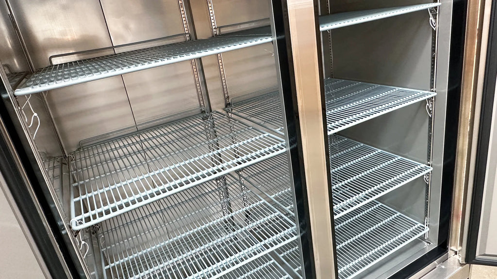 Cooler Depot 55 Inches Double Door Reach-in Commercial Stainless Steel Freezer C55F NSF ETL Certified