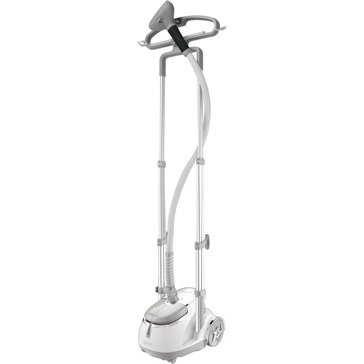 SALAV? GS45-DJ Professional Series Dual Bar Garment Steamer with Foot Pedals, Silver