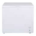Koolatron Large Chest Freezer, 7.0 cu ft (195L),Manual Defrost Deep Freeze, Storage Basket, Space-Saving Flat Back, Stay-Open Lid, Front-Access Drain, White