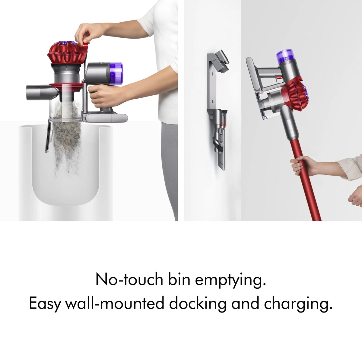 Restored Premium Dyson V8 Origin Cordless Vacuum | Red (Refurbished)