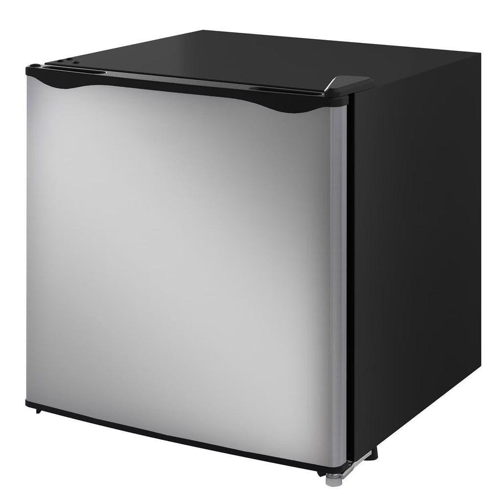 Resenkos 1.1 Cu.Ft Countertop Mini Freezer, Compact Upright Freezer with Removable Shelves, Red