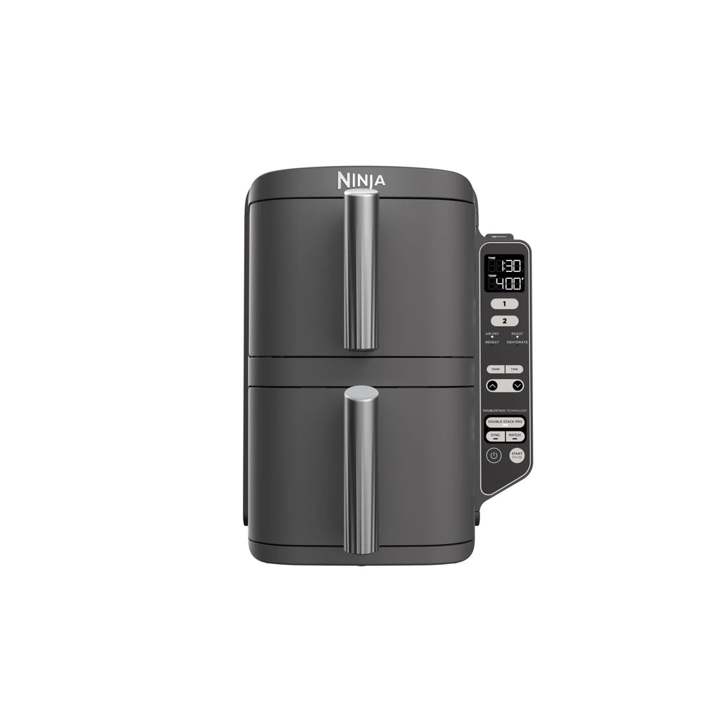 Ninja DoubleStack XL 2-Basket Air Fryer, DoubleStack Technology Cooks 4 Foods at Once, Space Saving Design, 10 QT, 4-in-1, Smart Finish & Match Cook, SL400