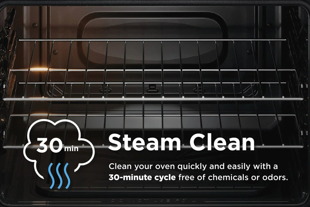 Frigidaire FCRG3062AS 30" Gas Range with Steam Clean, Stainless Steel