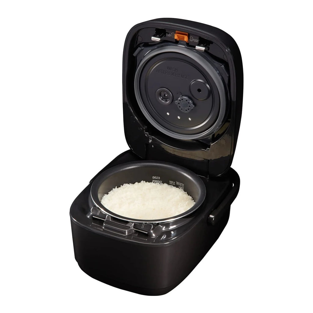 Zojirushi NW-JEC10BA 5.5-Cup Capacity Pressure Induction Heating Rice Cooker and Warmer (Black)