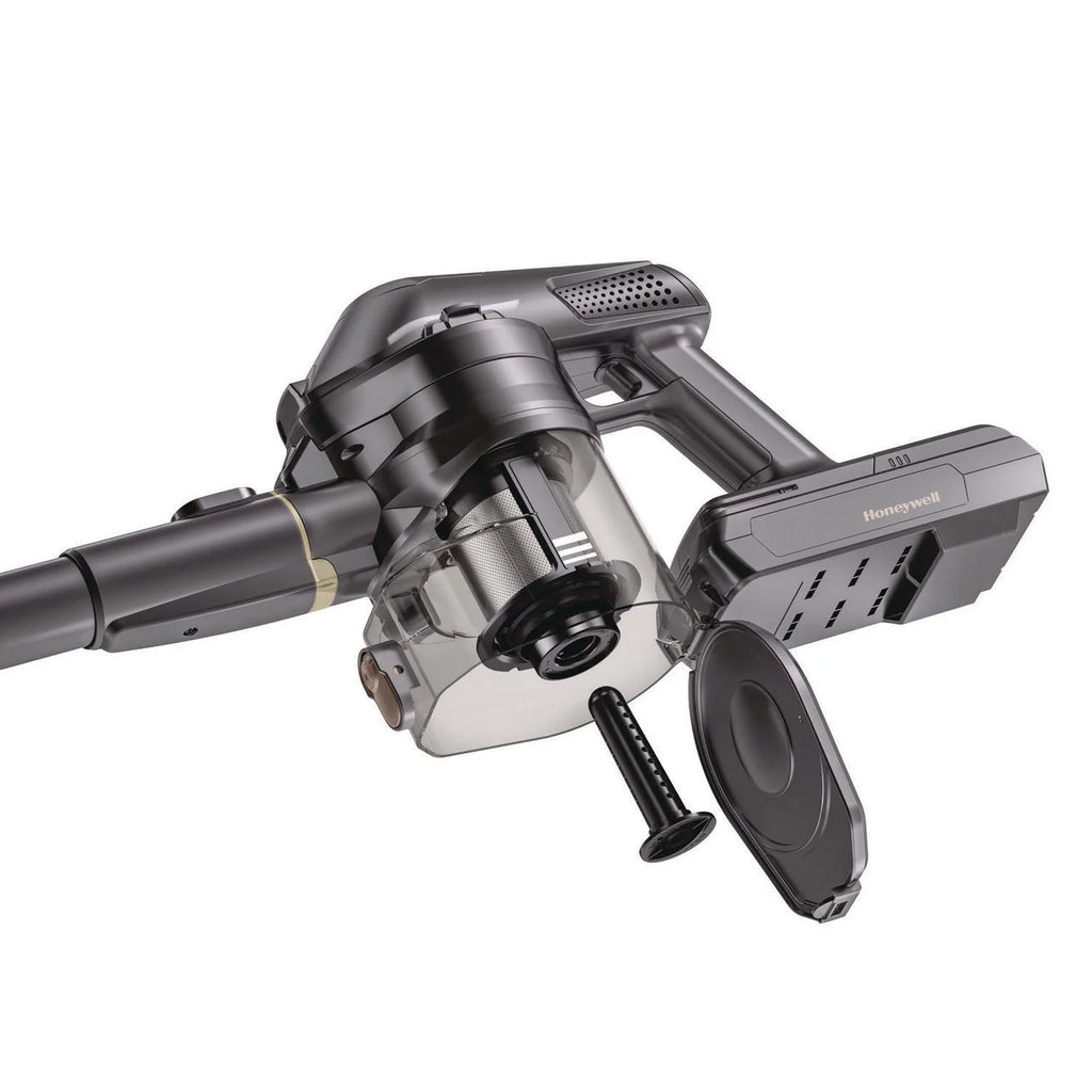 Honeywell Aeromax Pro VC16 Cordless Vacuum, 8.5" Cleaning Path, Dark Silver