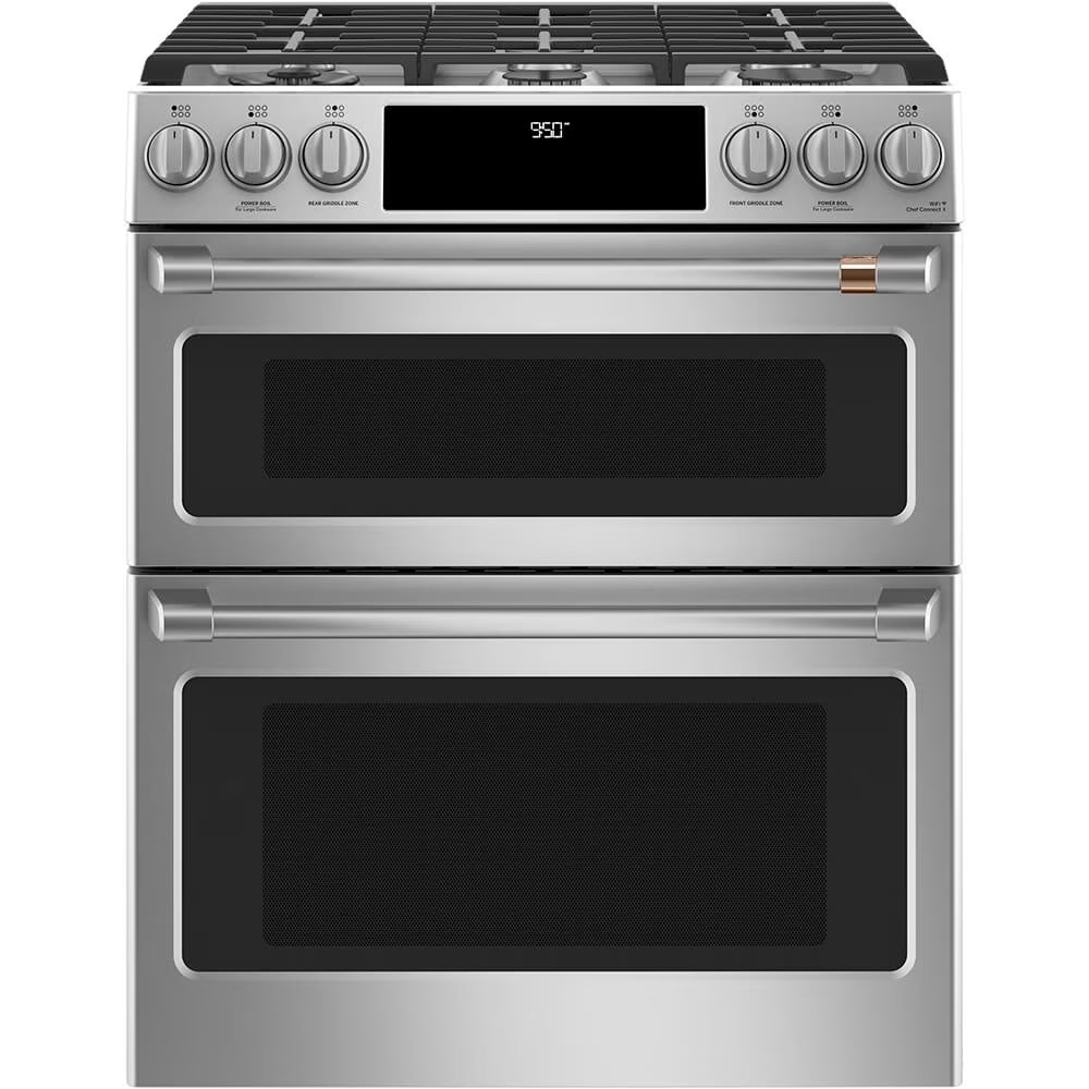 Cafe? C2S950P2MS1 7 Cu. Ft. Stainless Dual-Fuel Double Oven Range