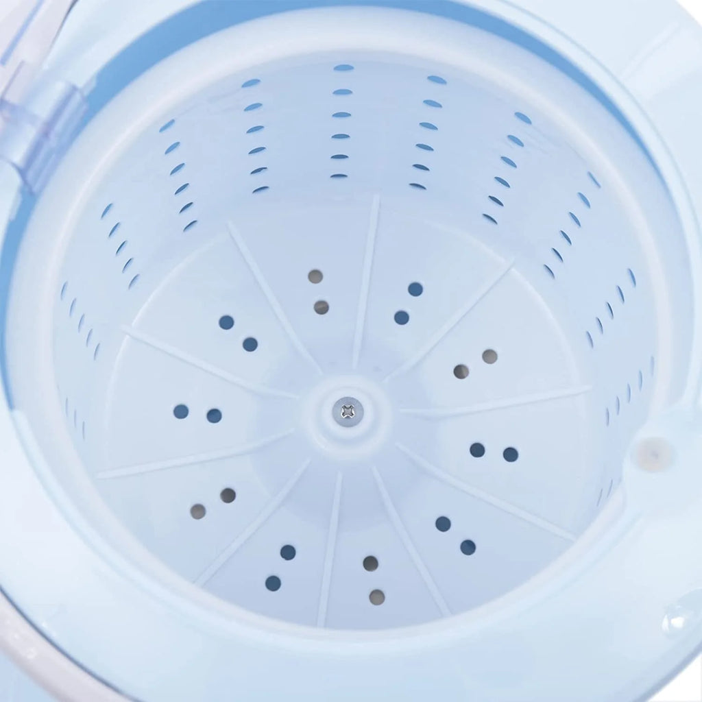 Portable Manual Clothes Dryer Mini Dryer Compact Spin Dryer Non electric Laundry Dryer for Apartments, School, Dormitory (Blue)