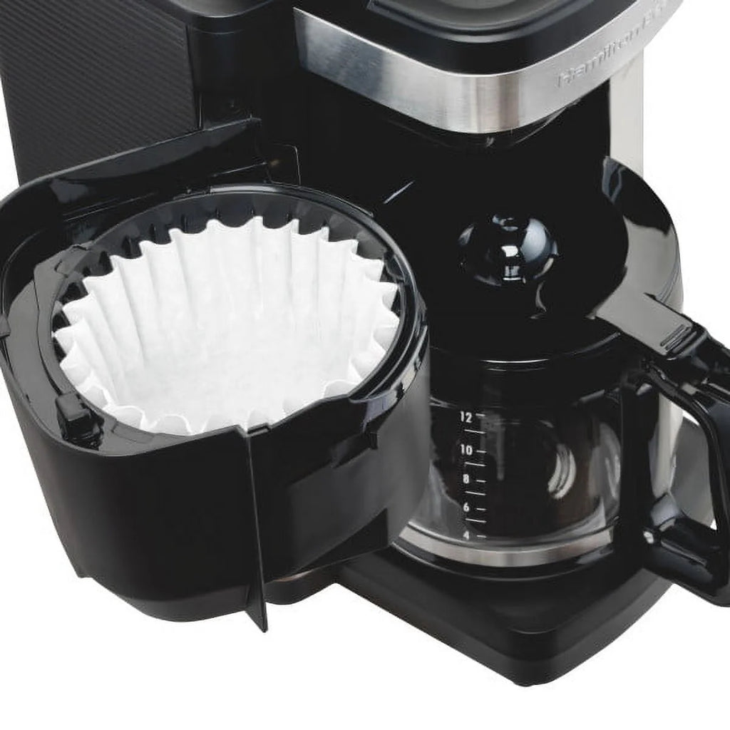 Hamilton Beach? Auto Grounds Dispensing Coffee Maker | Model# 45400