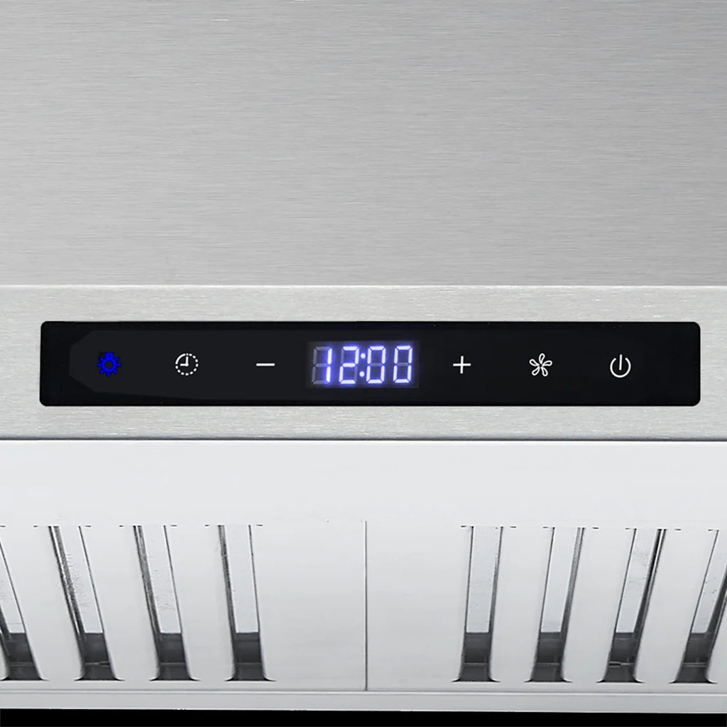 Cosmo 30 in. Ducted Range Hood in Stainless Steel with Touch Controls, LED Lighting and Permanent Filters