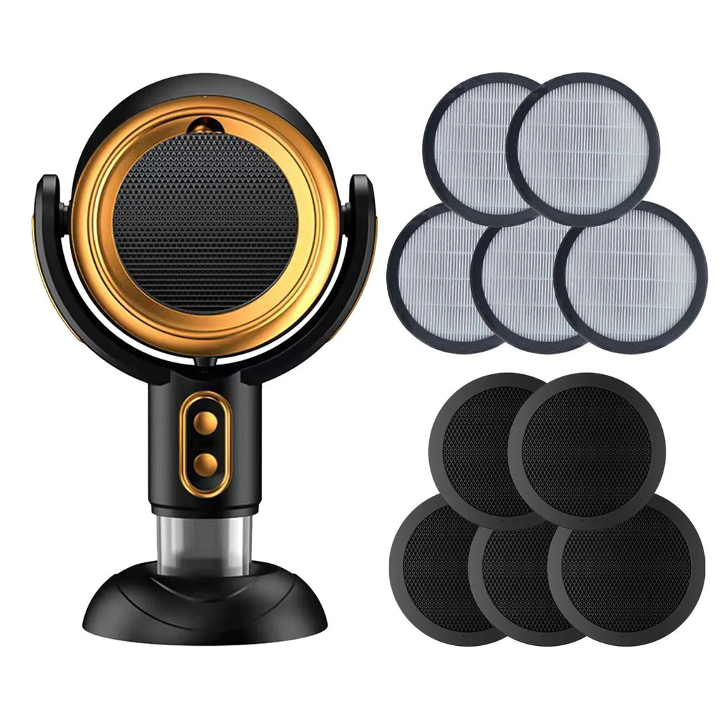 Portable Range Hood With Speed Exhaust Fan Detachable Filter Oil Collection Cup Tabletop Kitchen Range Hood (including 5 Filters And 5 Oil Filters)