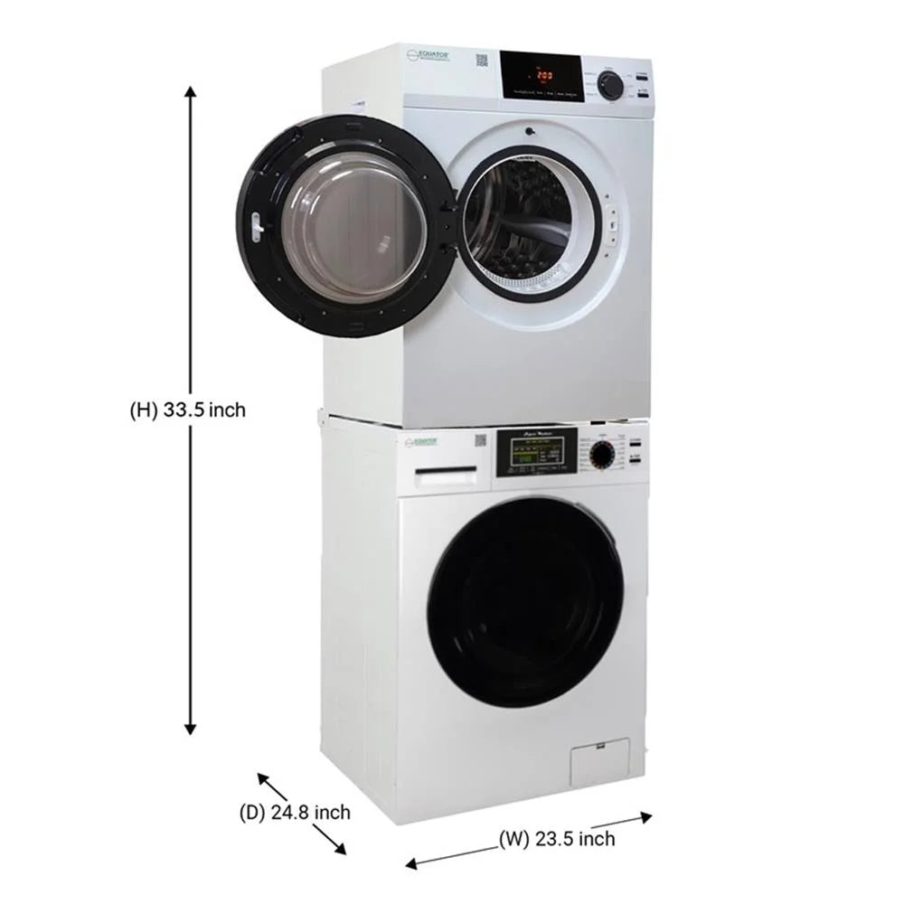 Equator Advanced Appliances 4.0 cu ft High-Efficiency Compact Stacked Washing Machine