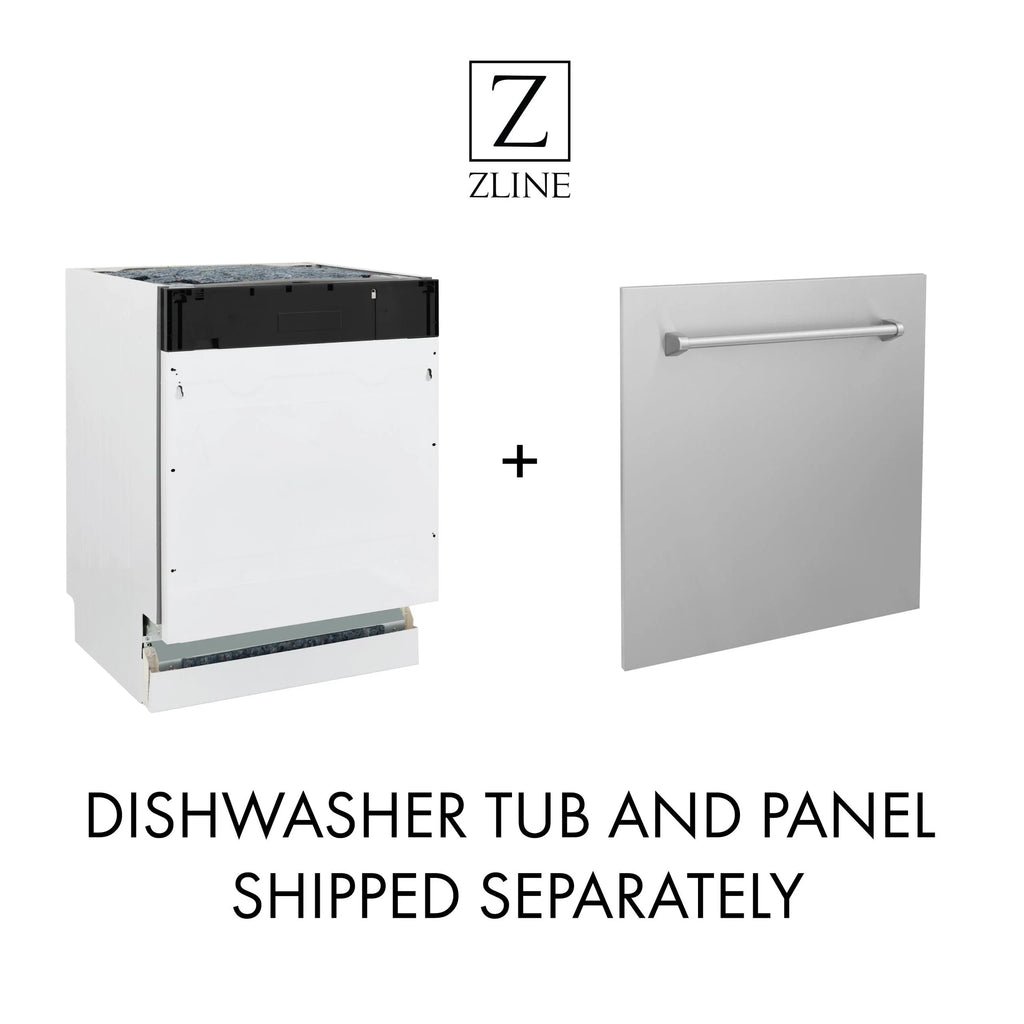 24" Top Control Tall Tub Dishwasher in Red Gloss with Stainless Steel Tub and 3rd Rack (DWV-RG-24)