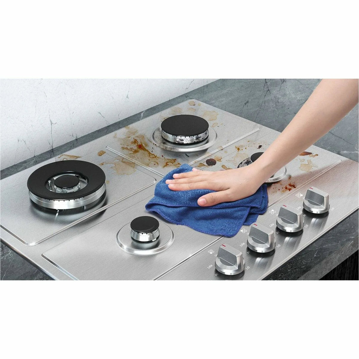 Samsung 24" Gas Cooktop in Stainless Steel