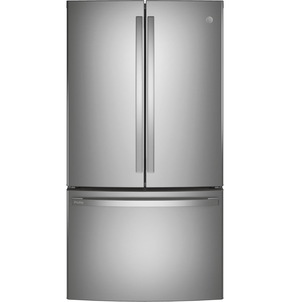 Ge Profile Pwe23k 36" Wide 23.1 Cu. Ft. Counter Depth French Door Refrigerator - Stainless