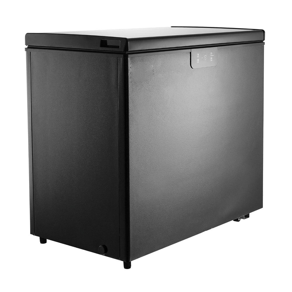 Choco Moon Large Capacity 14.5 Cu.ft Chest Freezer, 345L Storage, 4 Slide-Out Baskets, Lockable Lid, 8 Temp Control Levels, Energy-Efficient LED Lights, 6 Swivel Casters for Easy Mobility