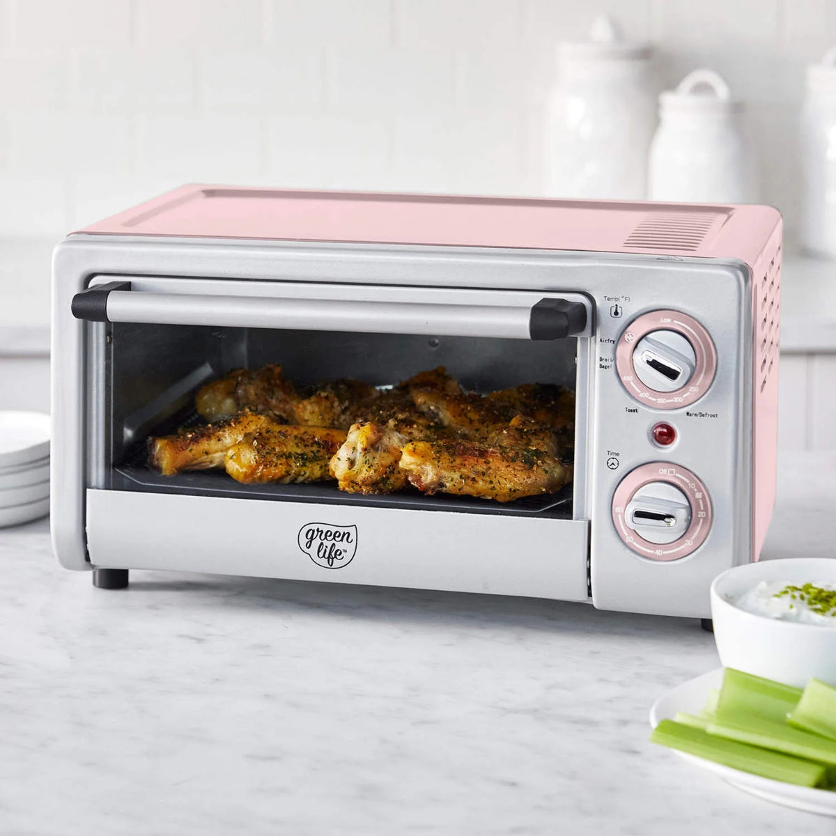 GreenLife Air Fry Toaster Oven | Black