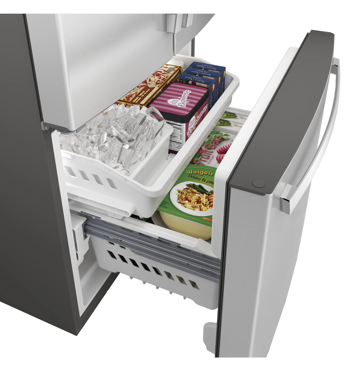 GE Appliances Freestanding Refrigerator, Silver