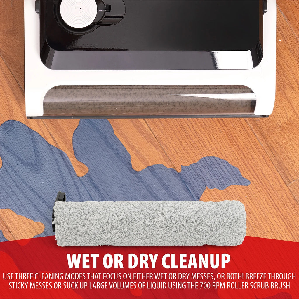 Deco Home 220W Wet/Dry All-in-One Vacuum and Hard Floor Cleaner, Cordless Battery with Self-Cleaning Charging Dock