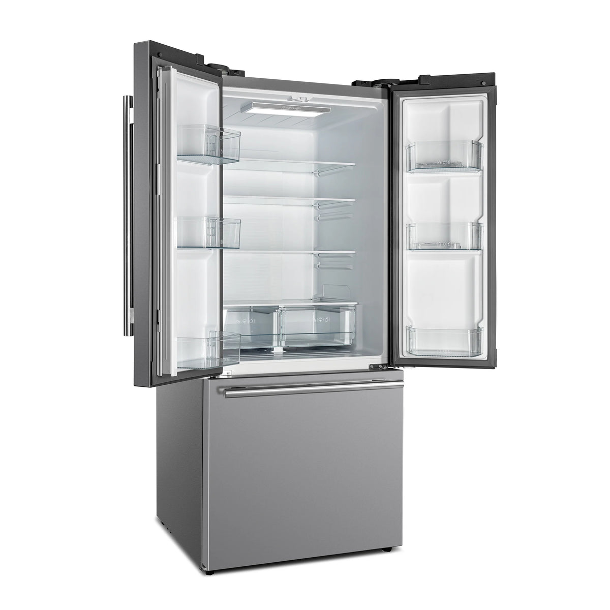 Forno Gallipoli 30-inch French Door Refrigerator with Bottom Freezer 17.5 Cu. Ft. Capacity