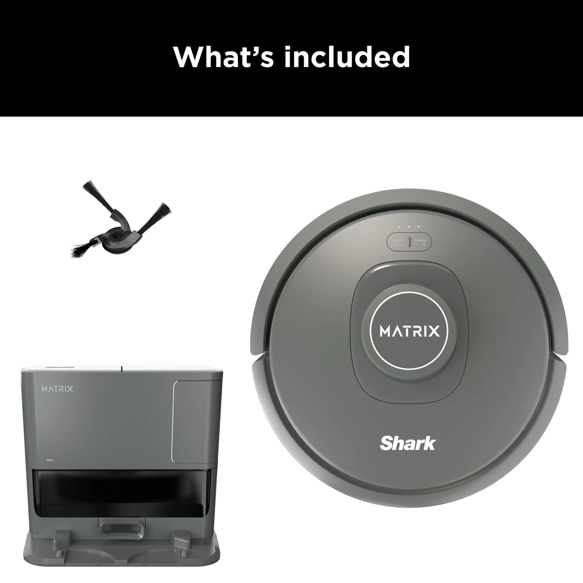 Shark Matrix Robot Vacuum, Auto Empty, 30 Day Capacity Base, Carpets & Hard Floors, Precision Home Mapping, Perfect for Pet Hair, Wi-Fi, RV2300S