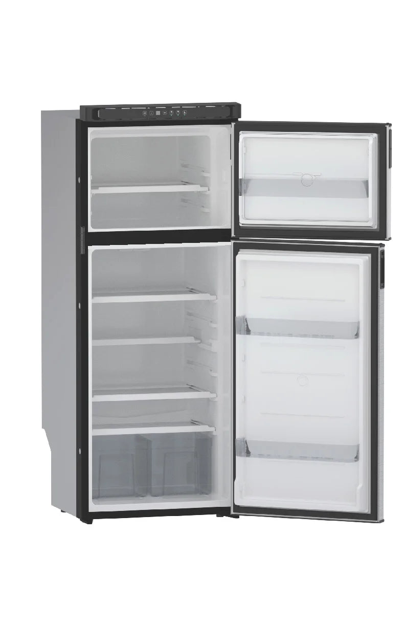 Norcold 10 Cu. Ft. Dual Compartment Refrigerator, Black, 2-Door, Left Hand Hinge