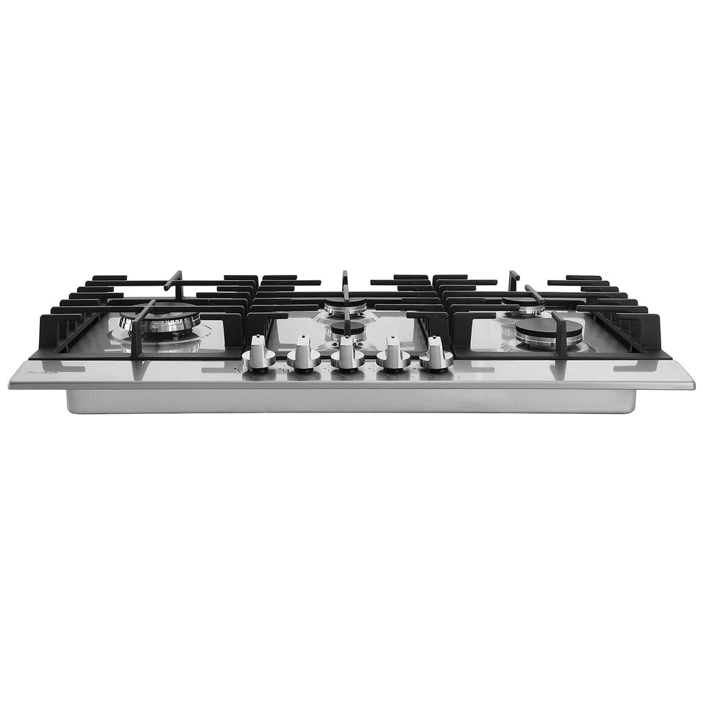Rangaire RCG341S 34" Gas Cooktop - Stainless Steel, Sealed Burners, Cast Iron Grates, Die Cast Metal Burner Controls